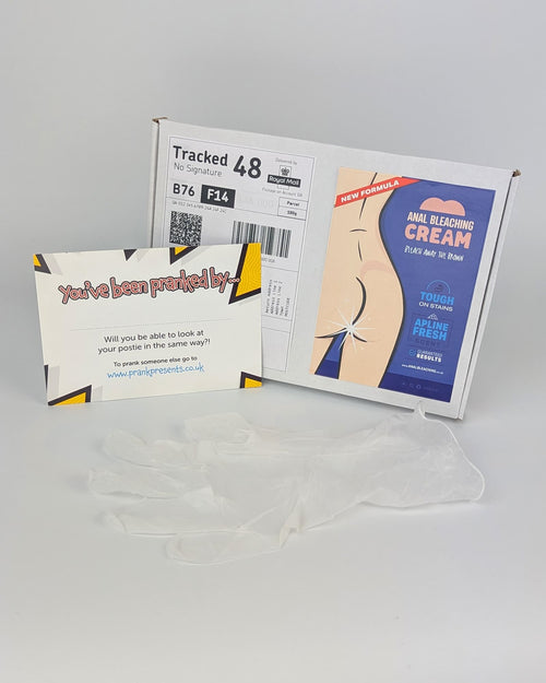 Anal Bleaching Cream - Prank Package Prank Presents