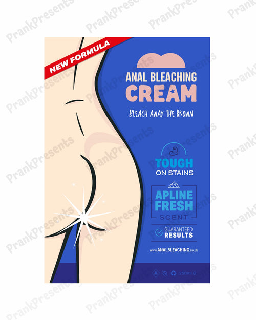 Anal Bleaching Cream - Prank Package Prank Presents