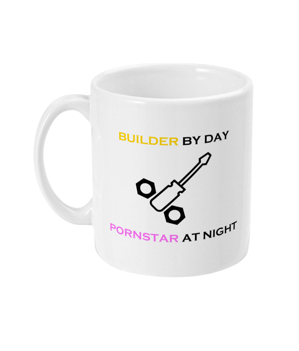 Builder By Day, Pornstar At Night - Mug Prank Presents