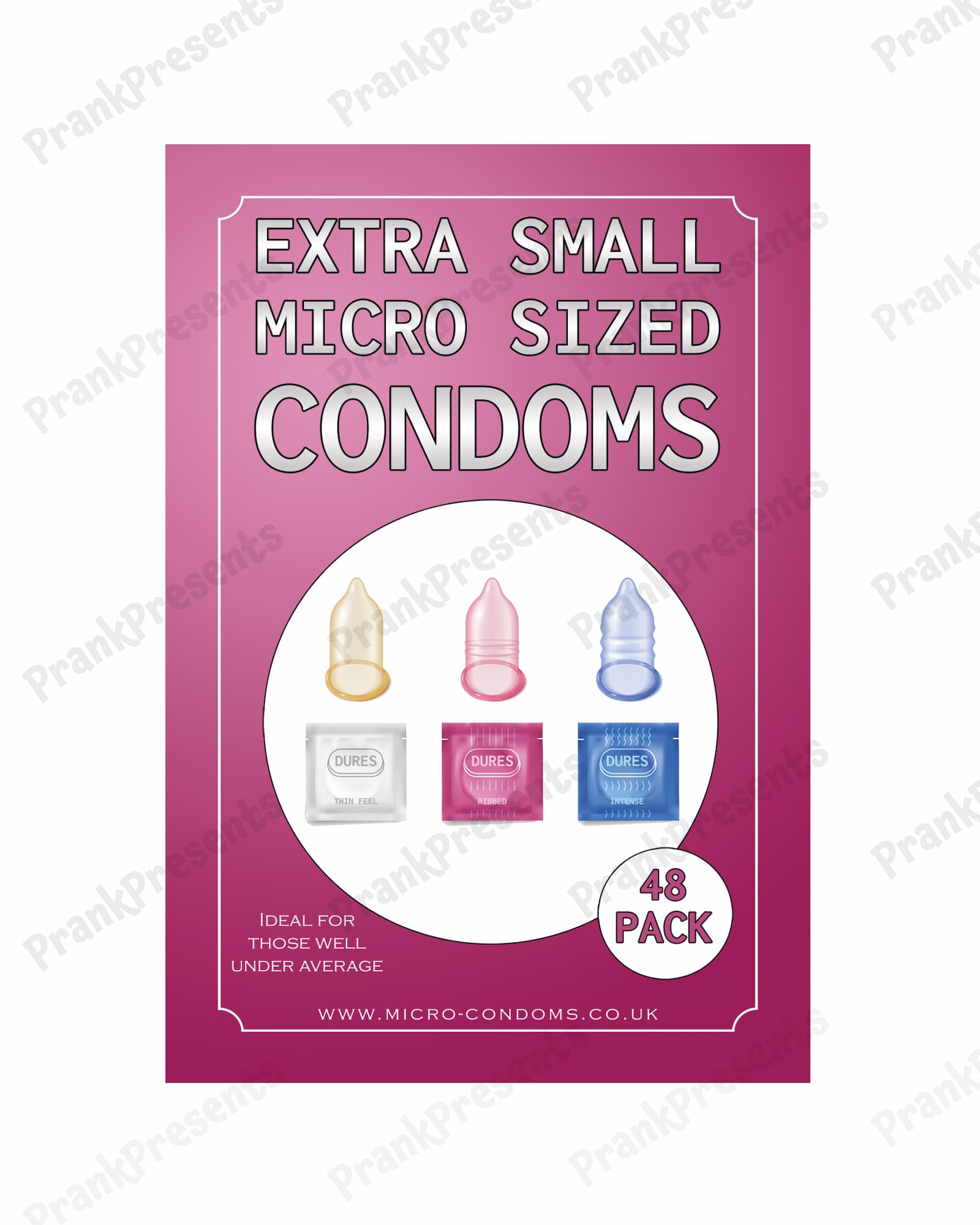 Micro Condoms - Prank Package Prank Presents