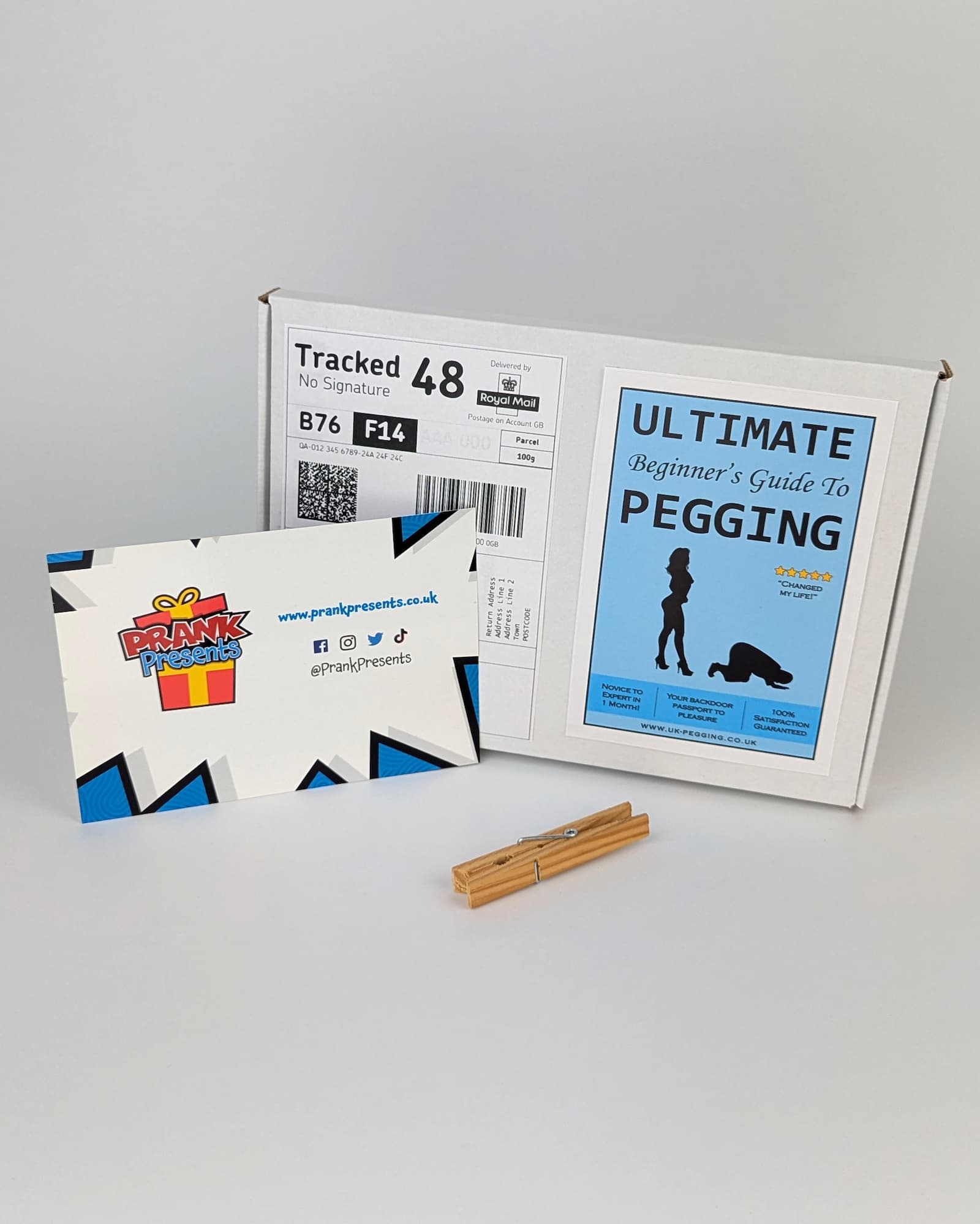 Pegging For Beginners - Prank Package Prank Presents