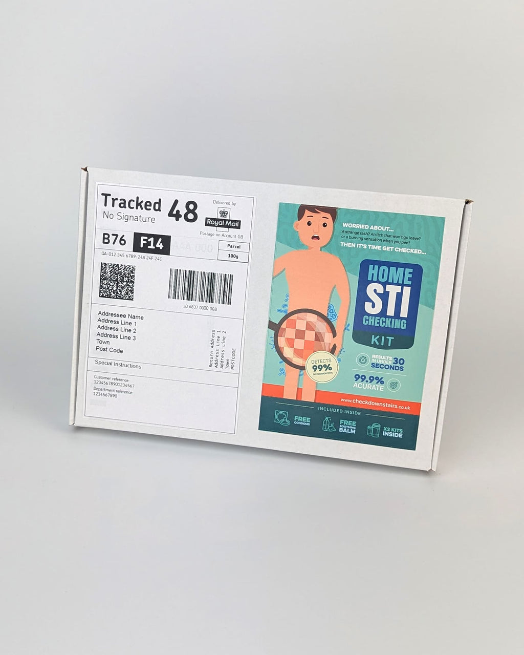 STD Test Kit (Male) - Prank Package Prank Presents