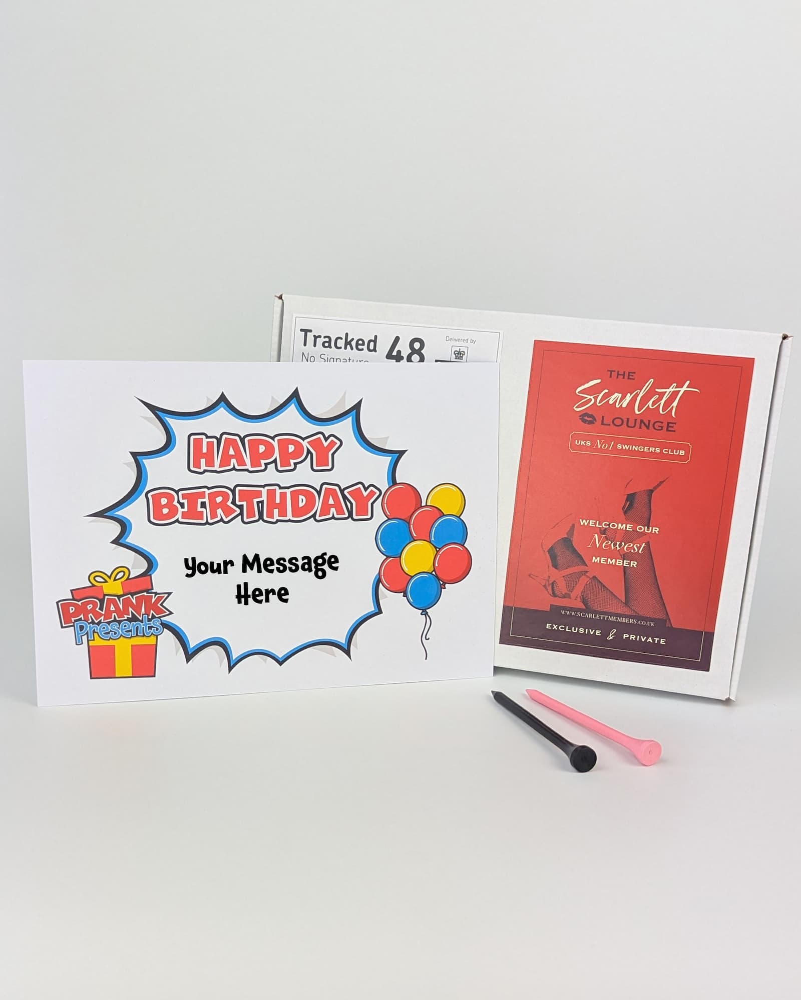 Swingers Club Acceptance Pack - Prank Package Prank Presents